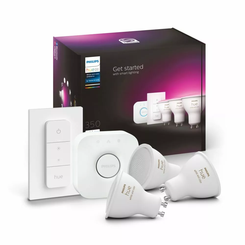 Philips Hue White Color Ambience 4.3W GU10 3set Sw R - 929001953113 5 Philips Hue White Color Ambience 4.3W GU10 3set Sw R - 929001953113 - Billede 3