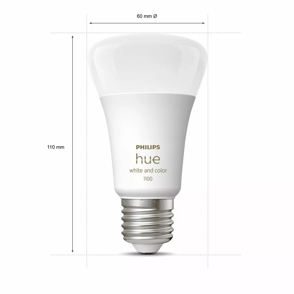 Philips Hue White Color Ambience 9W A60 E27 - 929002468801 5 Philips Hue White Color Ambience 9W A60 E27 - 929002468801 - Billede 3