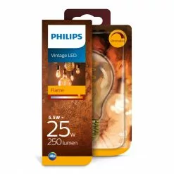 Alternative view of Philips LED Classic Spiral Filament 25W Standard E27 Guld Dæmpbar 1 Stk - 8718699676032