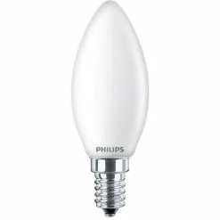 Philips LED Glas Kerte 40W E14 Warm Glow Mat Dæmpbar 1 Stk - 8718699697198