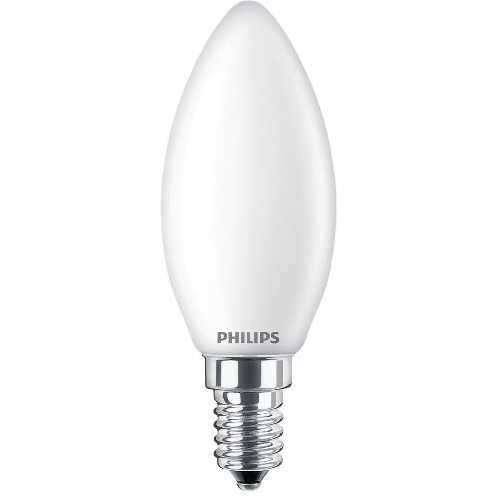 Philips LED Glas Kerte 40W E14 Warm Glow Mat Dæmpbar 1 Stk - 8718699697198 3 Philips LED Glas Kerte 40W E14 Warm Glow Mat Dæmpbar 1 Stk - 8718699697198