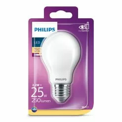 Alternative view of Philips LED Glas Standard 25W Standard E27 Varm Hvid Mat Ikke Dæmpbar 1 Stk - 8718699648152