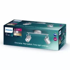 Philips Signify Philips LED SceneSwitch BYRE Bar/tube Silver 2x4.3W SELV - 8718696170120