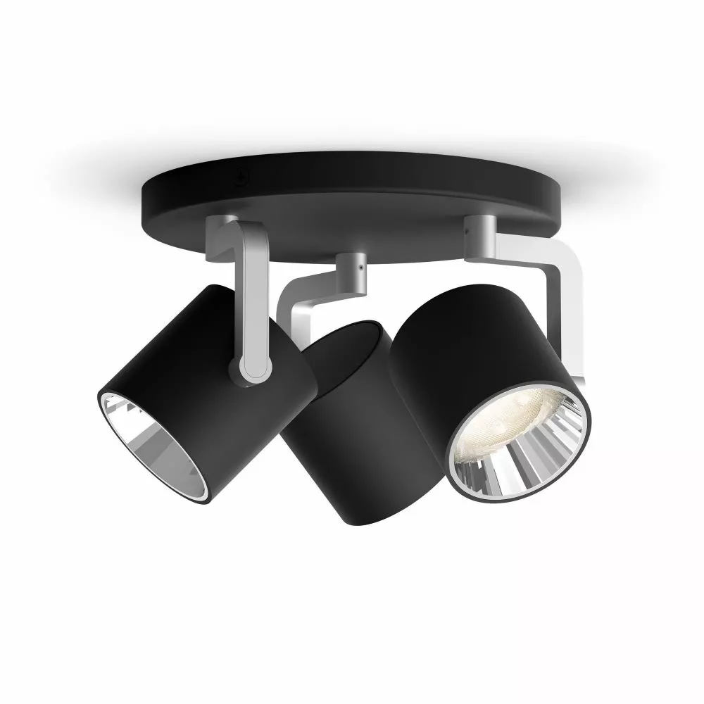 Philips Signify Philips LED SceneSwitch BYRL Plate/spiral Sort 3x4.3W SELV - 8718696170212 6 Philips Signify Philips LED SceneSwitch BYRL Plate/spiral Sort 3x4.3W SELV - 8718696170212 - Billede 4