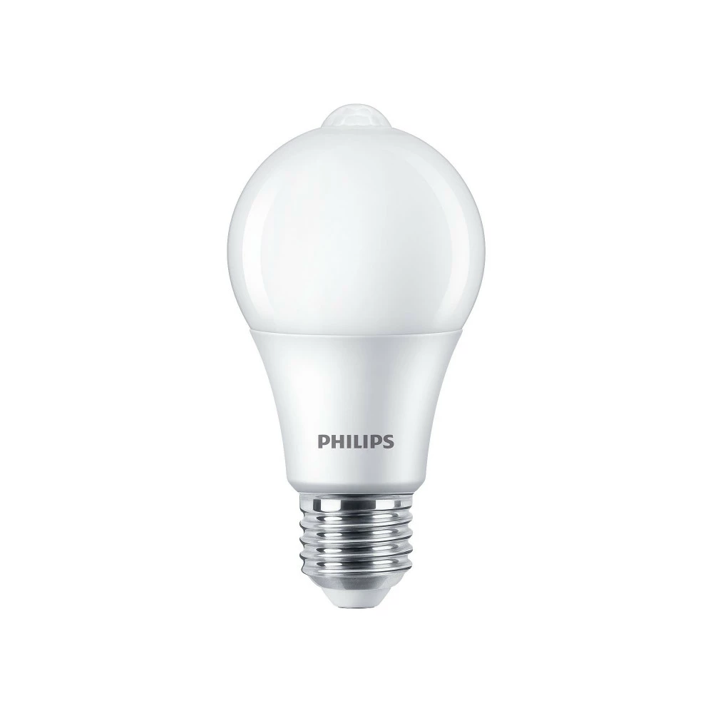 Philips LED Sensor 60W Standard E27 Varm Hvid Mat Ikke Dæmpbar 1 Stk - 8718699659981 3 Philips LED Sensor 60W Standard E27 Varm Hvid Mat Ikke Dæmpbar 1 Stk - 8718699659981