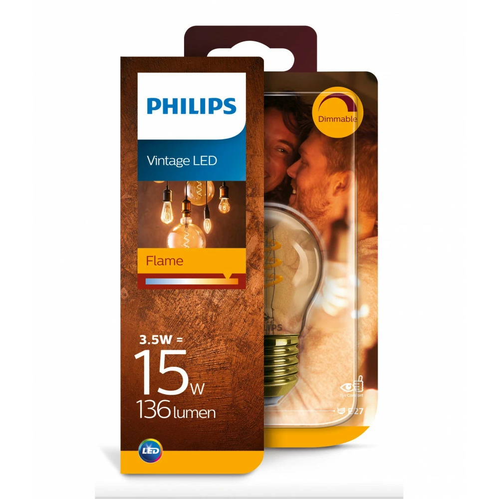 Philips LEDClassic Filament 15W Krone E27 Guld Dæmpbar - 8718699676117 4 Philips LEDClassic Filament 15W Krone E27 Guld Dæmpbar - 8718699676117 - Billede 2