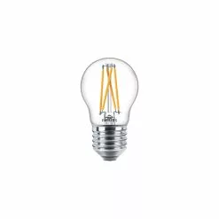 Philips LEDClassic Filament 40W Krone E27 Varm Hvid Klar Dæmpbar 1 Stk - 8718699646042