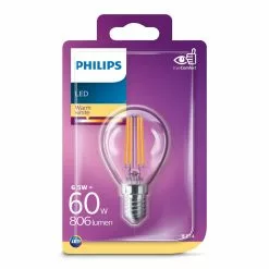 Alternative view of Philips LEDClassic Filament 60W Krone E14 Varm Hvid Klar Ikke Dæmpbar 1 Stk - 8718699648787