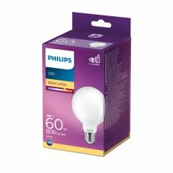 Alternative view of Philips LEDClassic Globe 60W E27 Varm Hvid Mat Ikke Dæmpbar 1-stk - 8718699764692