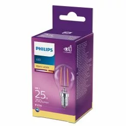 Alternative view of Philips LEDClassic Krone Filament 25W E14 Varm Hvid Klaar Ikke Dæmpbar 1-stk - 8718699665401
