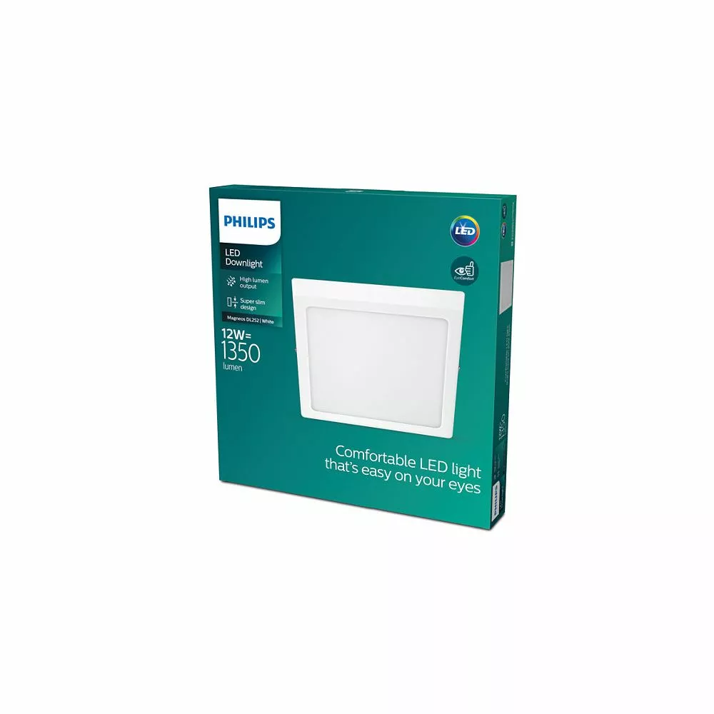 Philips Signify Philips MAGNEOS Funktionel LED Downlight Rund Loftlampe I Hvid - SF DL252 SQ 210 12W 40K WH 06 7 Philips Signify Philips MAGNEOS Funktionel LED Downlight Rund Loftlampe I Hvid - SF DL252 SQ 210 12W 40K WH 06 - Billede 5