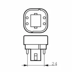 Alternative view of Philips Master PL-C 26W-varm Hvid-4PIN 1 Stk - 8711500623287