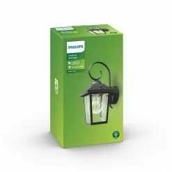 Philips Signify Philips MyGarden Buzzard Væg Lanterne Sort 1x60W 230V - 8718696156797 7 Philips Signify Philips MyGarden Buzzard Væg Lanterne Sort 1x60W 230V - 8718696156797 -Indendørs Belysning Salgsbutik philips mygarden buzzard vaeg lanterne sort 1x60w 230v 8718696156797 2