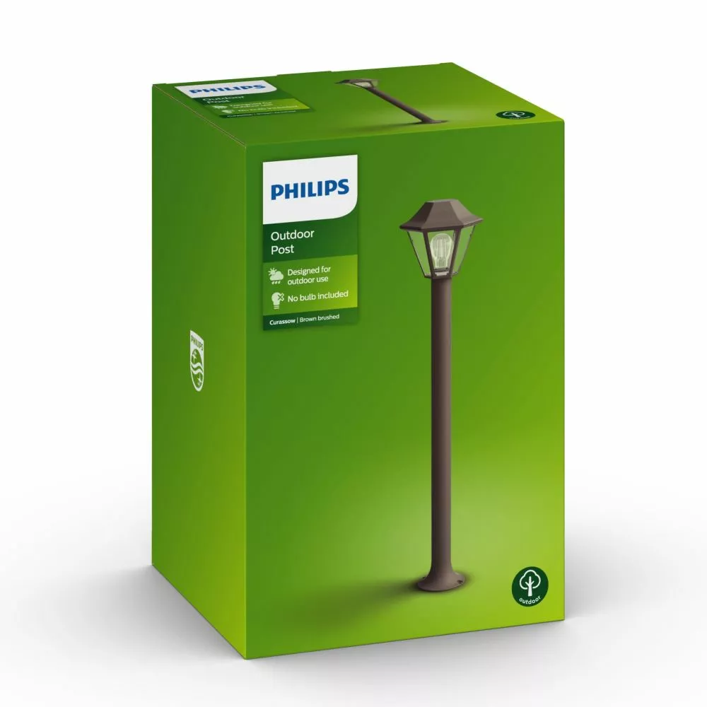 Philips Signify Philips MyGarden Curassow Post BrownBrush 1x42W 230V - 8718696165904 5 Philips Signify Philips MyGarden Curassow Post BrownBrush 1x42W 230V - 8718696165904 - Billede 3
