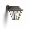 Philips Signify Philips MyGarden Curassow Væg Lanterne BrownBrush 1x42W - 8718696165881 2 Philips Signify Philips MyGarden Curassow Væg Lanterne BrownBrush 1x42W - 8718696165881 -Indendørs Belysning Salgsbutik philips mygarden curassow vaeg lanterne brownbrush 1x42w 8718696165881