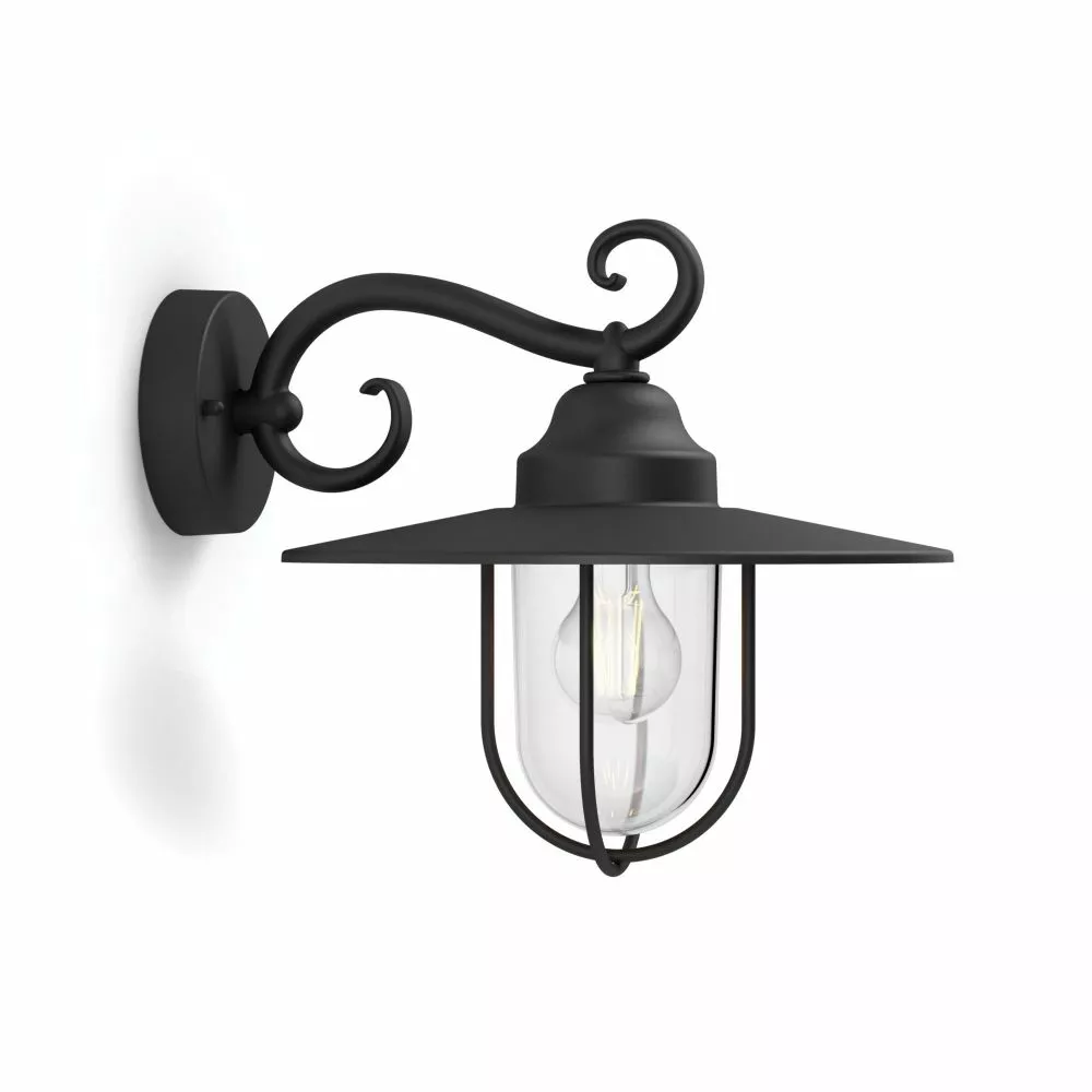 Philips Signify Philips MyGarden Pasture Væg Lanterne Sort 1x60W 230V - 8718696156773 4 Philips Signify Philips MyGarden Pasture Væg Lanterne Sort 1x60W 230V - 8718696156773 - Billede 2