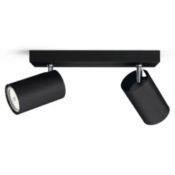 Philips Signify Philips MyLiving Kosipo Spot, Sort 2x5,5W