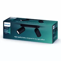 Philips Signify Philips MyLiving PONGEE Bar/tube Sort 2xNW - 8718696164815 -Indendørs Belysning Salgsbutik philips myliving pongee bartube sort 2xnw 8718696164815 2