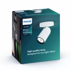 Alternative view of Philips Signify Philips MyLiving PONGEE Single Spot Hvid 1xNW - 8718696164761
