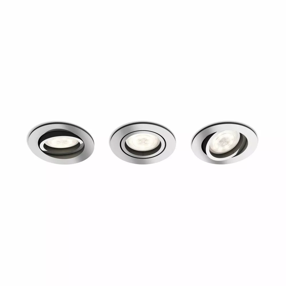 Philips Signify Philips MyLiving SHELLBARK Recessed Chrome 3x4.5W SELV - 8718696160305 3 Philips Signify Philips MyLiving SHELLBARK Recessed Chrome 3x4.5W SELV - 8718696160305