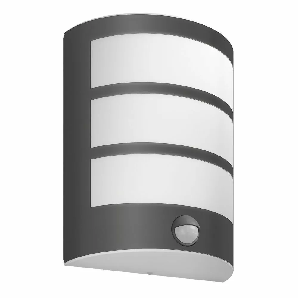 Philips Signify Philips Python Udendørsvæglampe M. Sensor I Antracit Grå - 1x6W 40K HV 3 Philips Signify Philips Python Udendørsvæglampe M. Sensor I Antracit Grå - 1x6W 40K HV