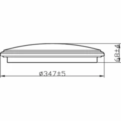 Alternative view of Philips Signify Philips SPRAY Funktionel LED Loftlampe I Sølv Metal/plastik - CL260 RD 17W 27K S HV IP44 06