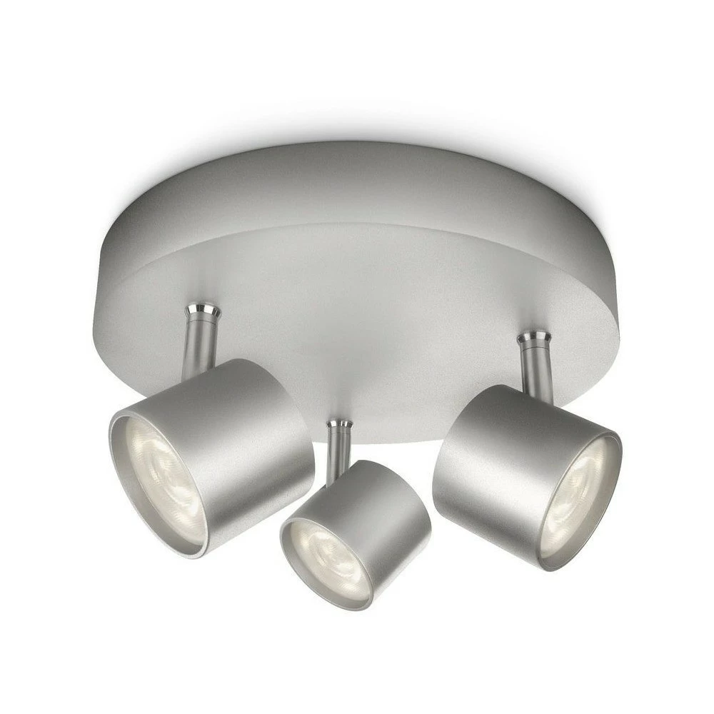 Philips Signify Philips Star Plate/spiral Led Aluminium 3x4w Sel 3 Philips Signify Philips Star Plate/spiral Led Aluminium 3x4w Sel