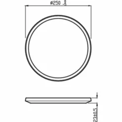 Philips Signify Philips Superslim Funktionel LED Loftlampe I Hvid Metal/plastik - CL550 RD 15W 27K W WVIP4406 Rustfritstål -Indendørs Belysning Salgsbutik philips superslim funktionel led loftalampe i hvid metalplastik cl550 rd 15w 27k w wvip4406 rustfristal 4