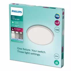 Philips Signify Philips Superslim Funktionel LED Loftlampe I Hvid Metal/plastik - CL550 RD 15W 40K W WVIP4406 Rustfritstål 14 Philips Signify Philips Superslim Funktionel LED Loftlampe I Hvid Metal/plastik - CL550 RD 15W 40K W WVIP4406 Rustfritstål -Indendørs Belysning Salgsbutik philips superslim funktionel led loftslampe i hvid metalplastik cl550 rd 15w 40k w wvip4406 rustfristal 5