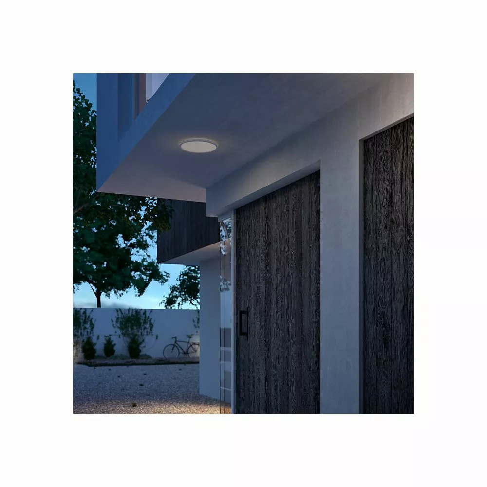 Philips Signify Philips SuperSlim LED Udendørsloftslampe I Hvid Rustfritstål- W 15W 40K White IP54 4 Philips Signify Philips SuperSlim LED Udendørsloftslampe I Hvid Rustfritstål- W 15W 40K White IP54 - Billede 2
