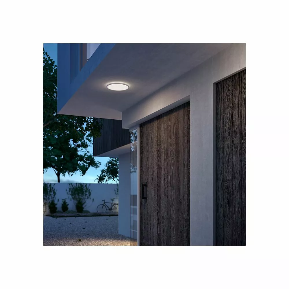 Philips Signify Philips SuperSlim LED Udendørsloftslampe I Hvid Rustfritstål- W 15W 40K White IP54 5 Philips Signify Philips SuperSlim LED Udendørsloftslampe I Hvid Rustfritstål- W 15W 40K White IP54 - Billede 3
