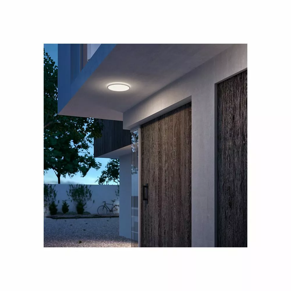 Philips Signify Philips SuperSlim LED Udendørsloftslampe I Hvid Rustfritstål- W 15W 40K White IP54 6 Philips Signify Philips SuperSlim LED Udendørsloftslampe I Hvid Rustfritstål- W 15W 40K White IP54 - Billede 4