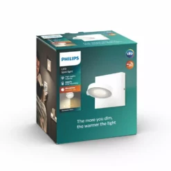 Philips Signify Philips WarmGlow LED CLOCKWORK Single Spot Hvid 1x4.5W SELV - 8718696154533 10 Philips Signify Philips WarmGlow LED CLOCKWORK Single Spot Hvid 1x4.5W SELV - 8718696154533 -Indendørs Belysning Salgsbutik philips warmglow led clockwork single spot hvid 1x45w selv 8718696154533 3